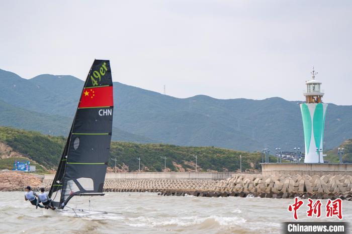 杭州亚运会帆船练习赛宁波开练 多国队伍备战